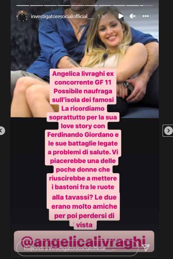 Alessandro Rosica su Angelica Livraghi