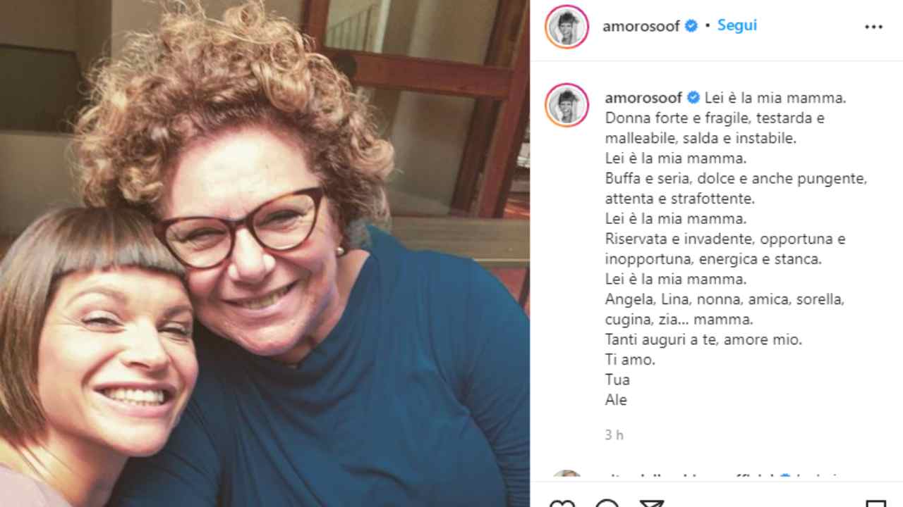 Alessandra Amoroso e sua madre