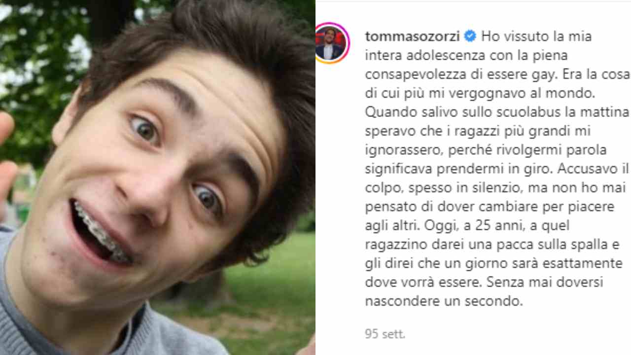 Tommaso Zorzi, adolescenza