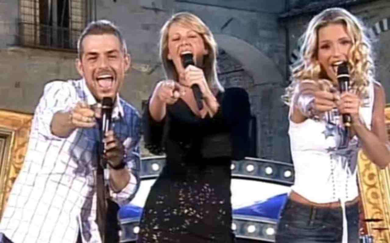 Daniele Bossari, Alessia Marcuzzi e Michelle Hunziker