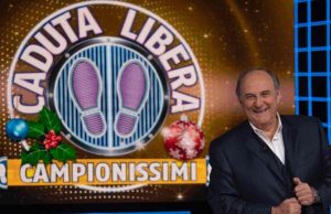 Gerry Scotti caduta libera campione Michele