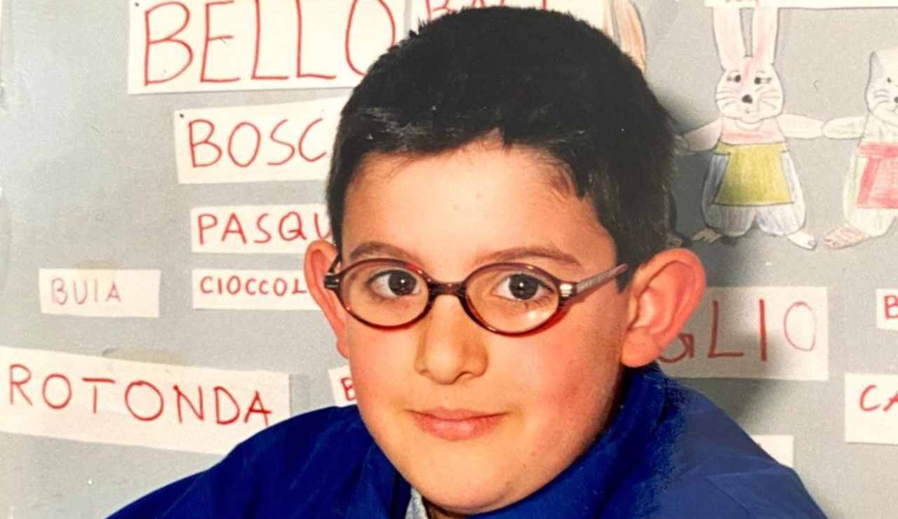 Piero Barone da bambino