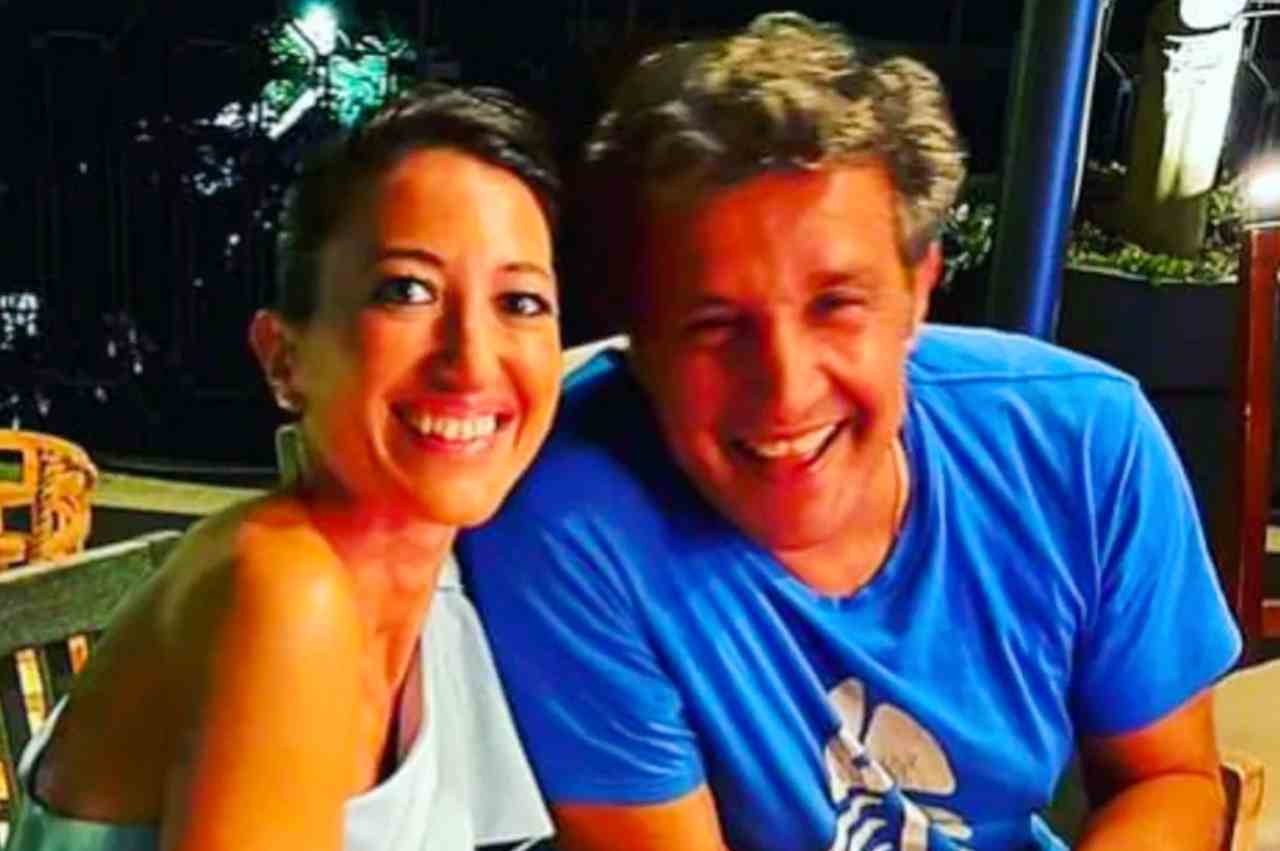 Flavio Insinna e Adriana Riccio