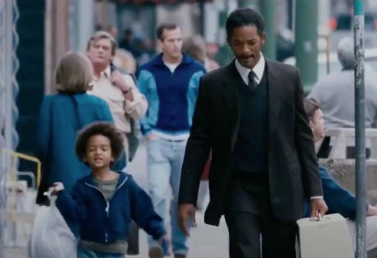 will smith col figlio che camminano