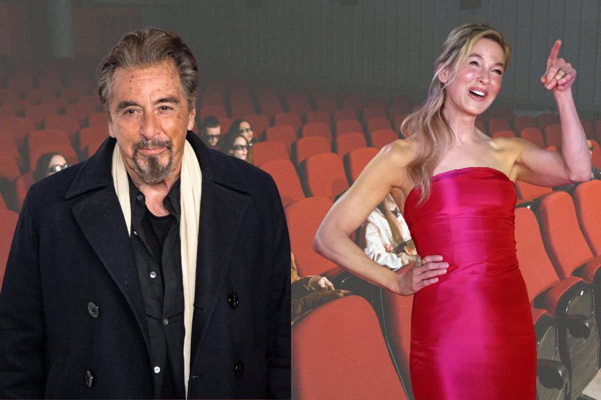 al pacino renee zellweger e dietro una sala cinematografica