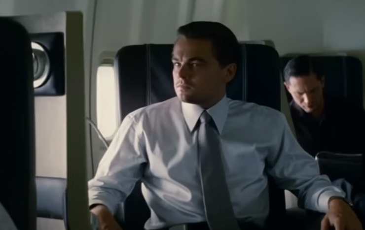 leonardo dicaprio aereo