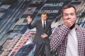 dicaprio e ragazzo insicuro