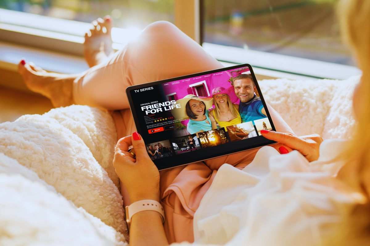 serie tv e tablet