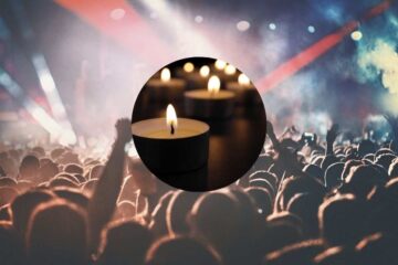 concerto e segno di lutto nel cerchietto
