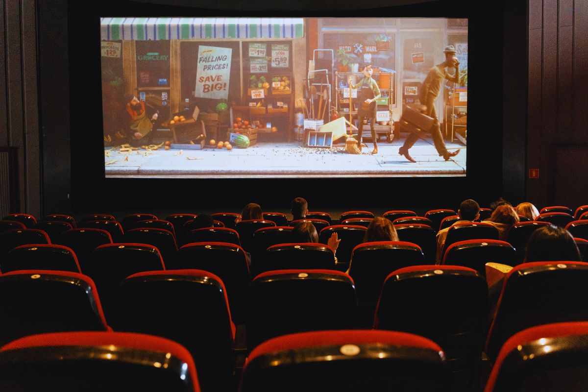 una sala cinematografica