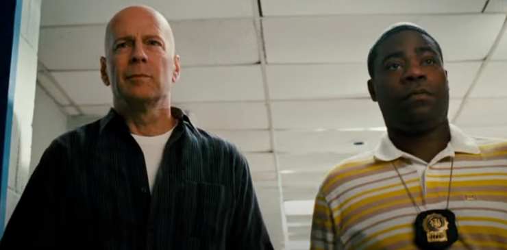 bruce willis col collega nel film
