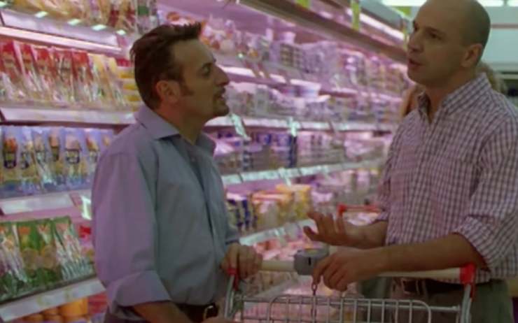 aldo e giacomo al supermercato in chiedimi se sono felice