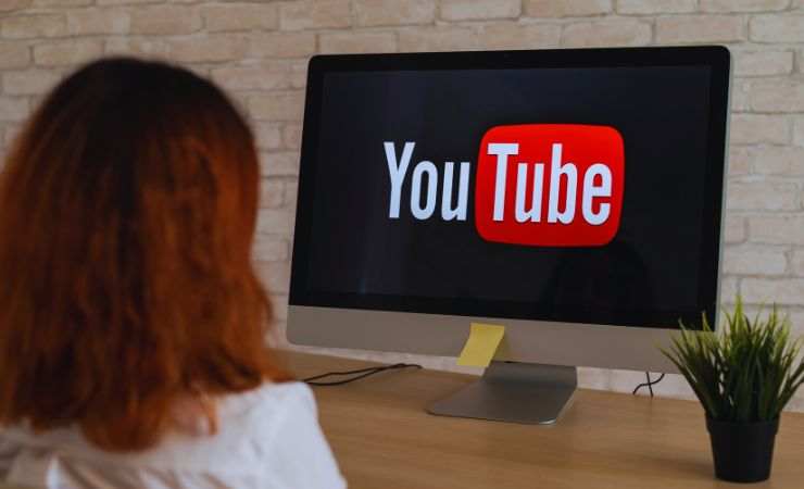 youtube sullo schermo