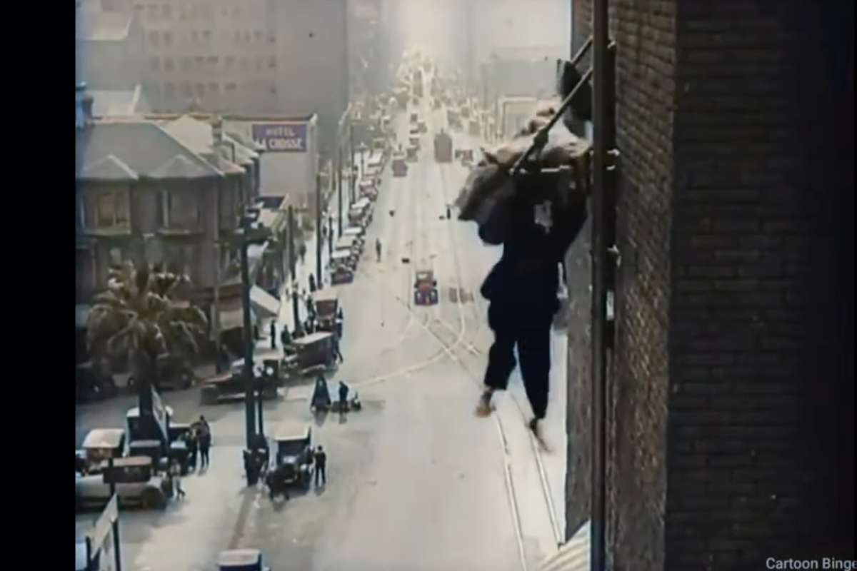 Buster Keaton in azione