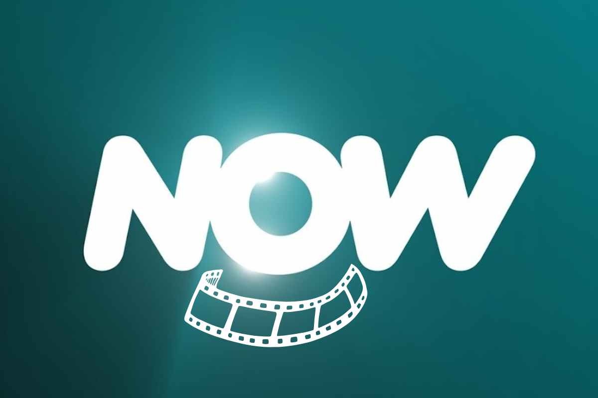 Scritta NOW con pellicola