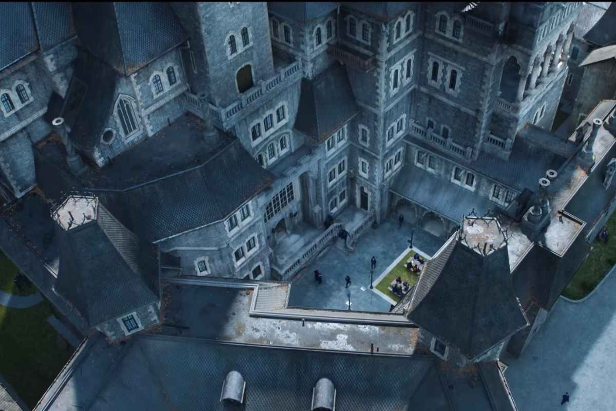 Il castello visto dall'alto